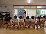 虫歯予防のお話を聞きました