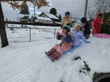 雪遊び