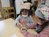 よもぎだんご作り