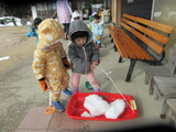 雪遊び楽しいよ！