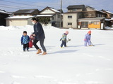 楽しい～雪だ雪だ