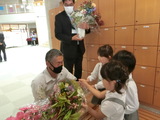 花の日礼拝と訪問