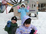 雪遊びだ～