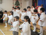 大きい組さんのクリスマス礼拝