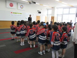 幼年消防クラブ入隊式