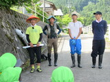 なべちゃん農場での田植え
