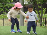 お庭で遊ぼう