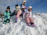 待ってました！雪遊び！