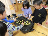 さつまいものおやつ作り