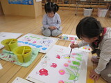 咲いた♪チューリップの花が・・・。