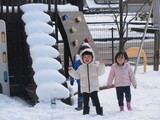 雪が降ったよ～