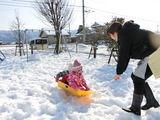 雪遊び　まだまだ続くよ
